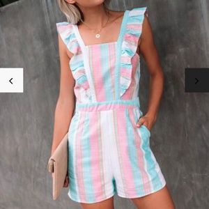 Vici "Candy Crush Pocketed Romper"